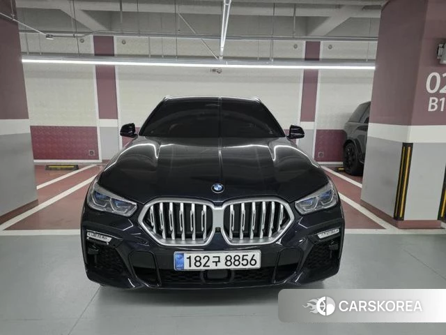 BMW X6 (G06) 2021 Черный из Кореи