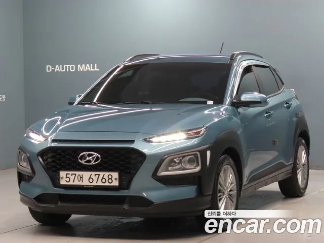 Hyundai Kona 2018 Небесно-голубой из Кореи