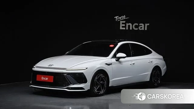 Hyundai Sonata D Edge Hybrid (DN8) 2023 Белый из Кореи