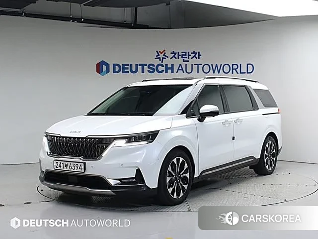 Kia Carnival 4th generation 2023 Белый из Кореи