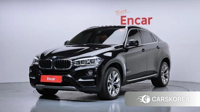BMW X6 (F16) 2018 Черный из Кореи