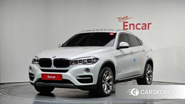 BMW X6 (F16) 2018 Белый из Кореи