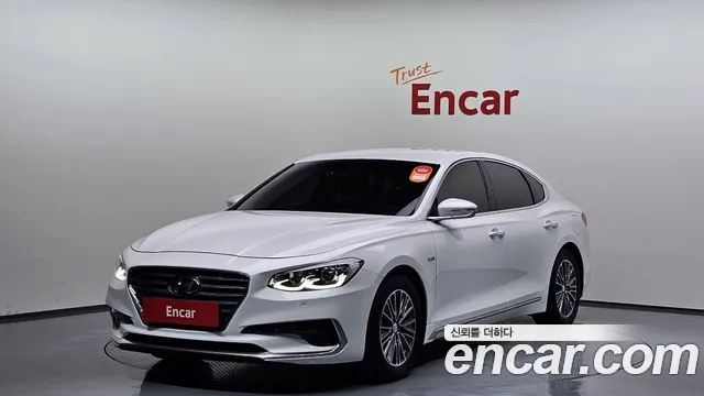 Hyundai Grandeur IG Hybrid 2019 Белый из Кореи