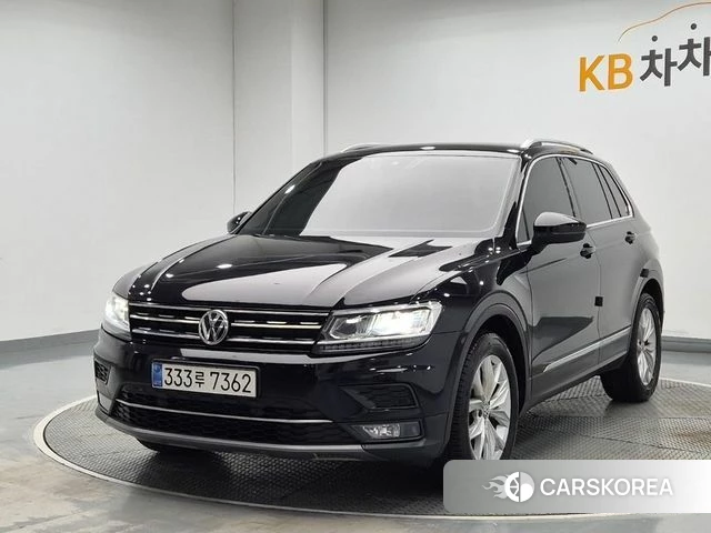 Volkswagen Tiguan second Generation 2020 Черный из Кореи