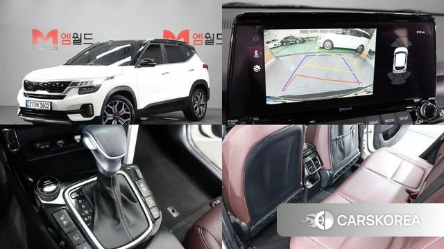 Kia Seltos 2021 Белый из Кореи
