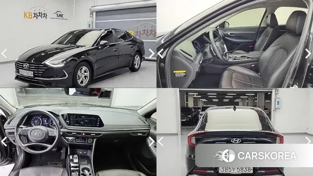 Hyundai Sonata (DN8) 2019 Черный из Кореи
