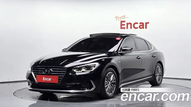 Hyundai Grandeur IG Hybrid 2018 Черный из Кореи