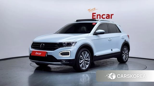Volkswagen T-Roc 2021 Белый из Кореи