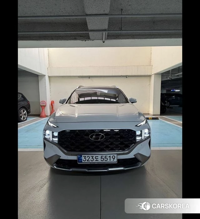 Hyundai The New Santa Fe 2023 Белый из Кореи