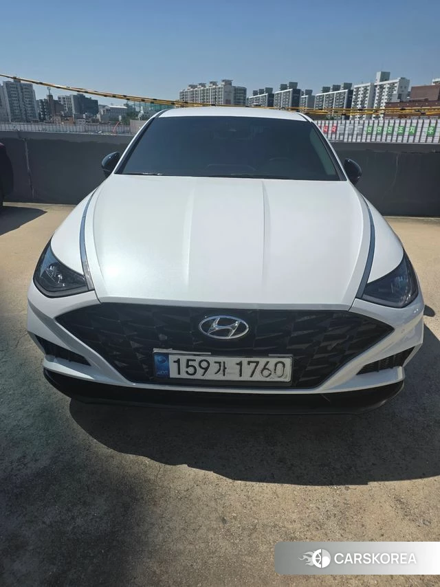 Hyundai Sonata (DN8) 2022 Белый из Кореи