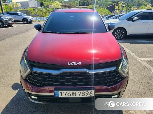 Kia Sportage 5th Generation 2021 Красный из Кореи