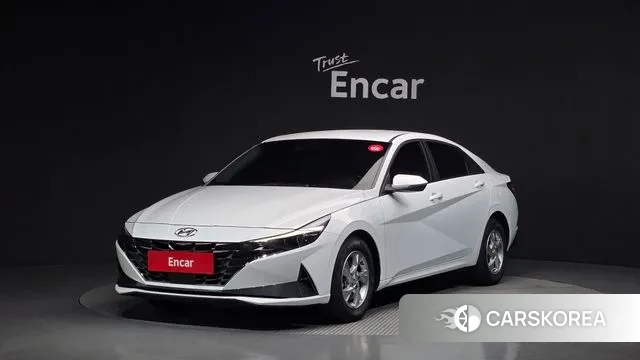 Hyundai Avante (CN7) 2021 Белый из Кореи