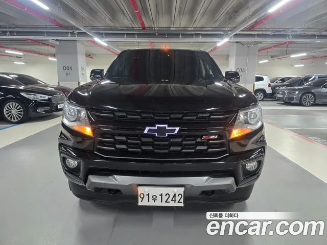 Chevrolet (GM Daewoo) Real New Colorado 2021 Черный из Кореи