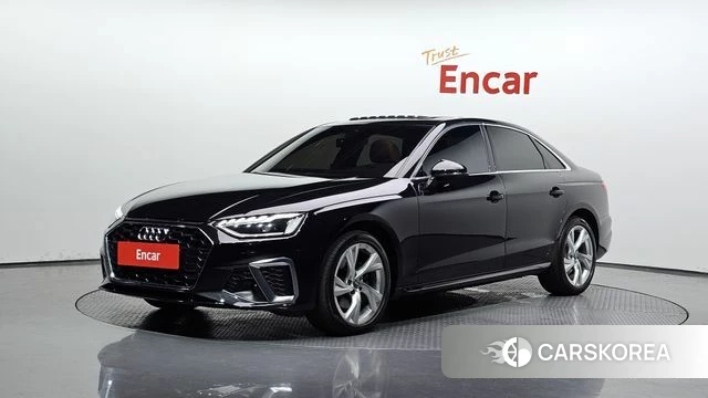 Audi A4 (B9) 2021 Черный из Кореи