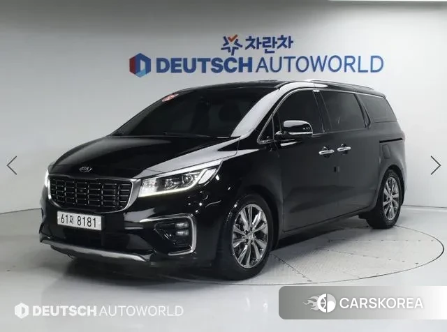 Kia The New Carnival 2018 Черный из Кореи