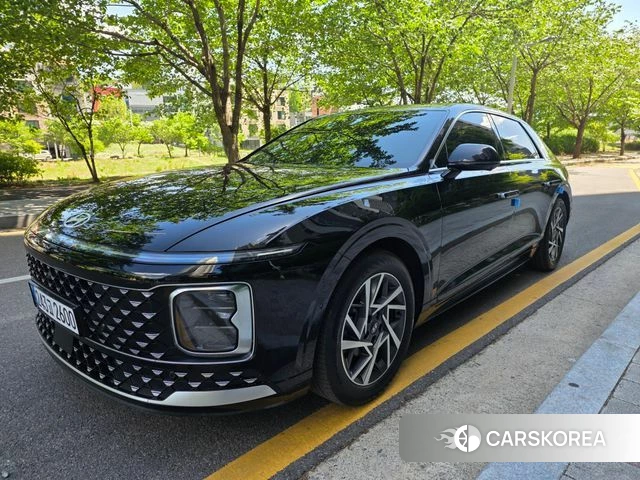 Hyundai Grandeur Hybrid (GN7) 2024 Черный из Кореи