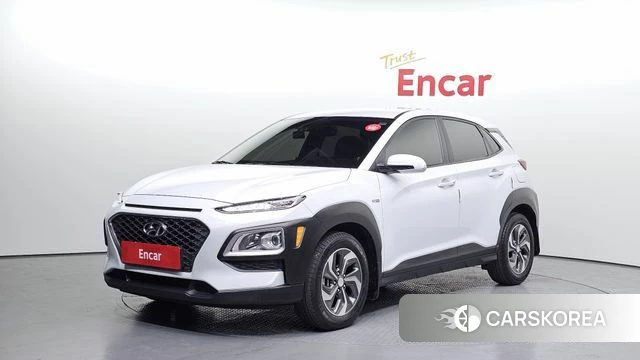Hyundai Kona Hybrid 2019 Белый из Кореи