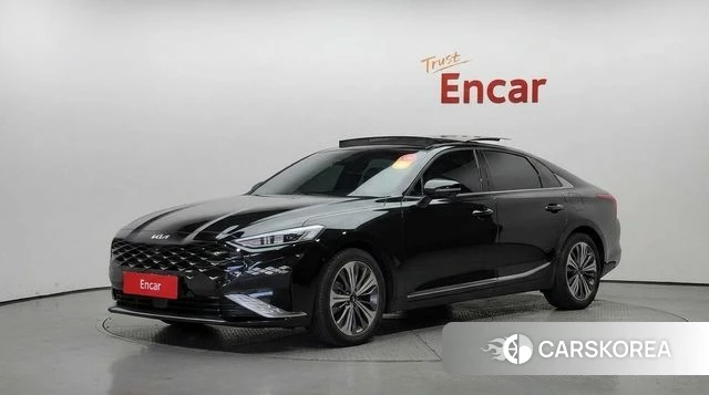 Kia K8 Hybrid 2022 Черный из Кореи