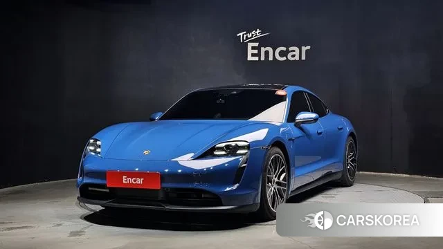 Porsche Taycan 2021 Синий из Кореи