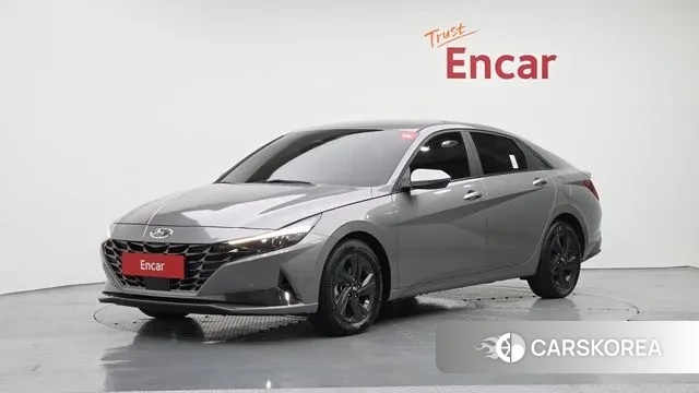 Hyundai Avante Hybrid (CN7) 2021 Серебристо-серый из Кореи