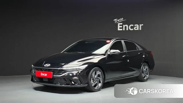 Hyundai The New Avante (CN7) 2023 Черный из Кореи