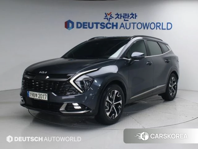 Kia Sportage 5th Generation Hybrid 2021 Серый из Кореи