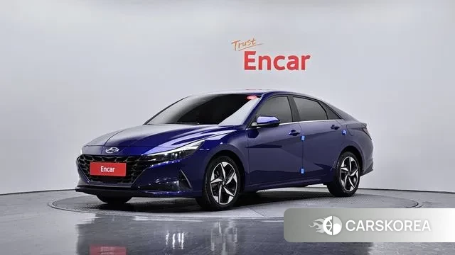 Hyundai Avante (CN7) 2020 Синий из Кореи