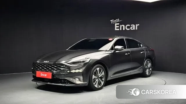 Kia K8 Hybrid 2021 Серый из Кореи