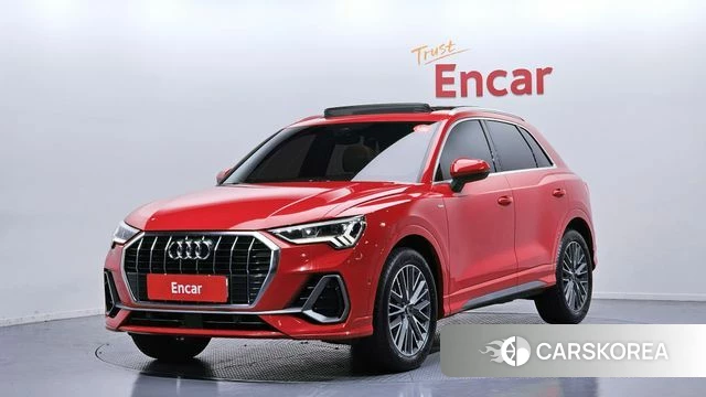 Audi Q3 (F3) 2022 Красный из Кореи