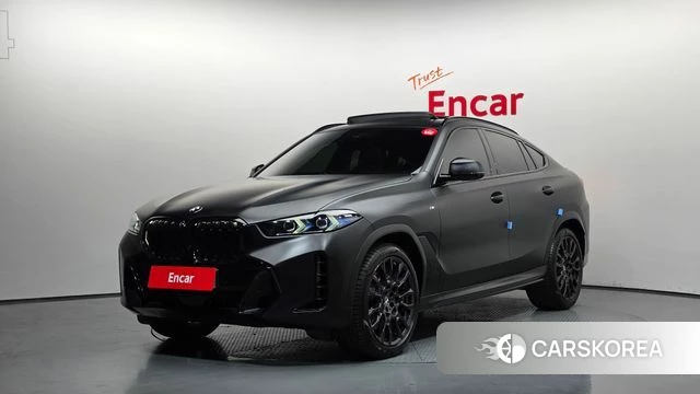 BMW X6 (G06) 2024 Черный из Кореи
