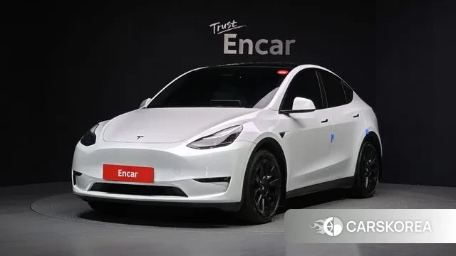 Tesla Model Y 2023 Белый из Кореи