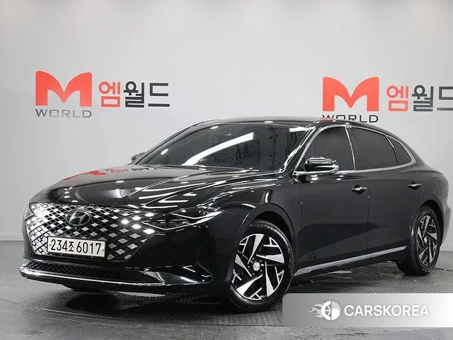 Hyundai The New Grandeur IG Hybrid 2021 Черный из Кореи