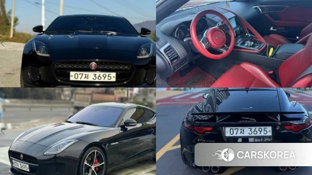 Jaguar F-TYPE 2019 Черный из Кореи