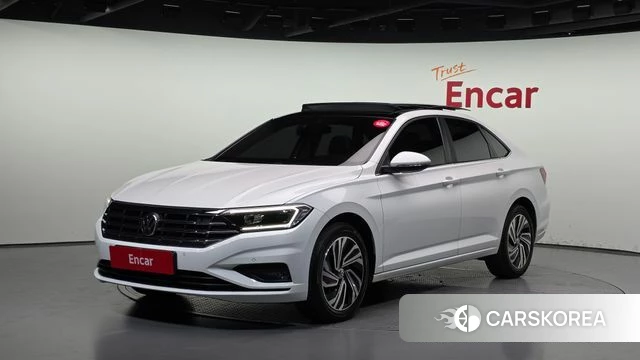 Volkswagen 7th Generation of Jetta 2021 Белый из Кореи