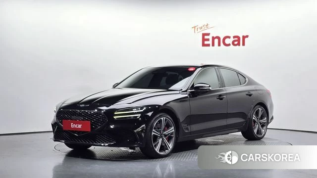 Genesis The New G70 2023 Черный из Кореи