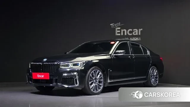 BMW 7 Series (G11) 2021 Черный из Кореи