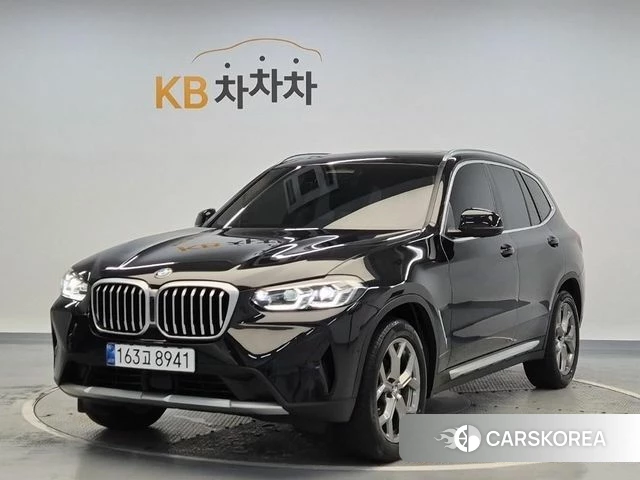 BMW X3 (G01) 2023 Черный из Кореи