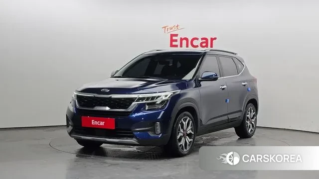 Kia Seltos 2021 Синий из Кореи
