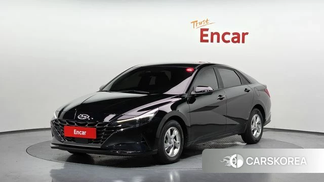 Hyundai Avante (CN7) 2021 Черный из Кореи