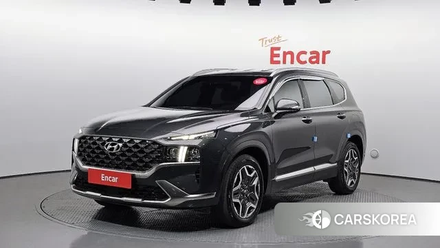 Hyundai The New Santa Fe 2022 Серый из Кореи