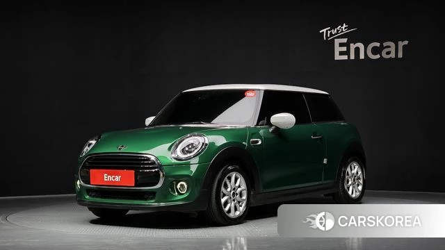 Mini Cooper 2021 Зеленый из Кореи