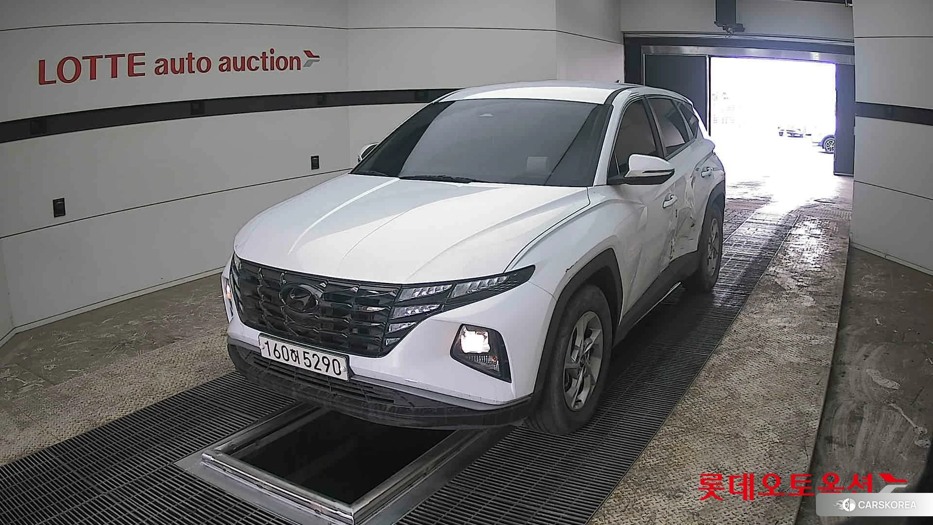 Hyundai Tucson 2021 White Cream из Кореи