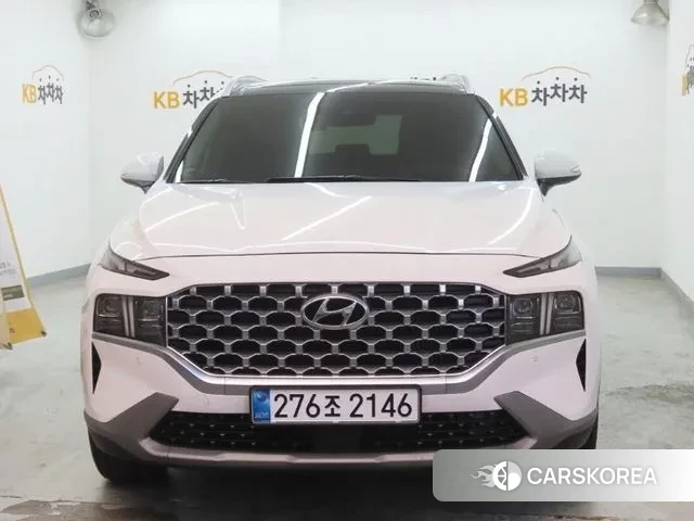 Hyundai The New Santa Fe 2021 Белый из Кореи