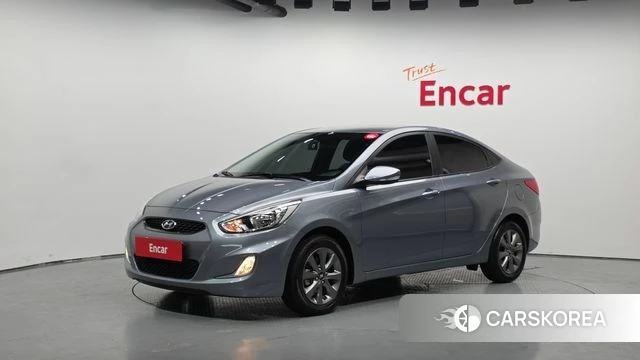 Hyundai Accent (New type) 2018 Небесно-голубой из Кореи