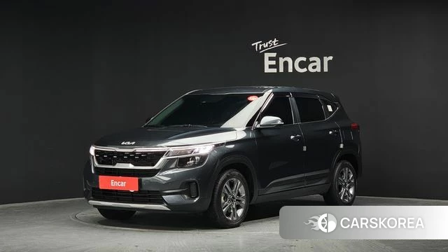 Kia Seltos 2022 Серый из Кореи