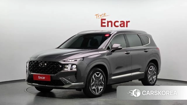 Hyundai The New Santa Fe 2023 Серый из Кореи