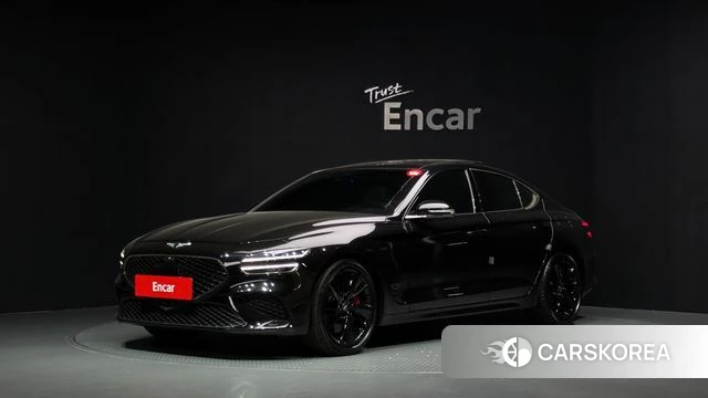 Genesis The New G70 2022 Черный из Кореи