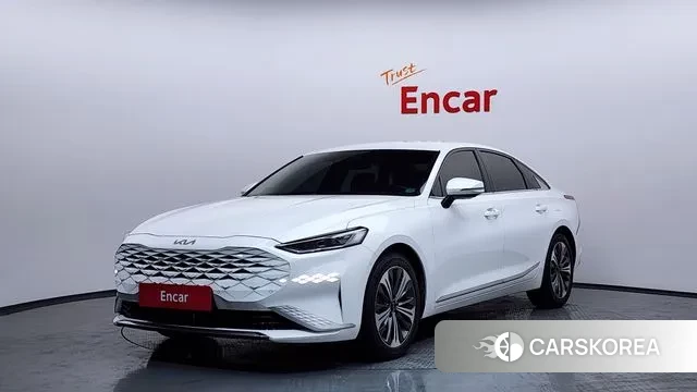 Kia K8 Hybrid 2023 Белый из Кореи