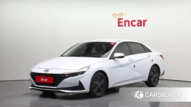 Hyundai Avante (CN7) 2022 Белый из Кореи