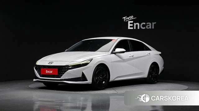 Hyundai Avante (CN7) 2020 Белый из Кореи